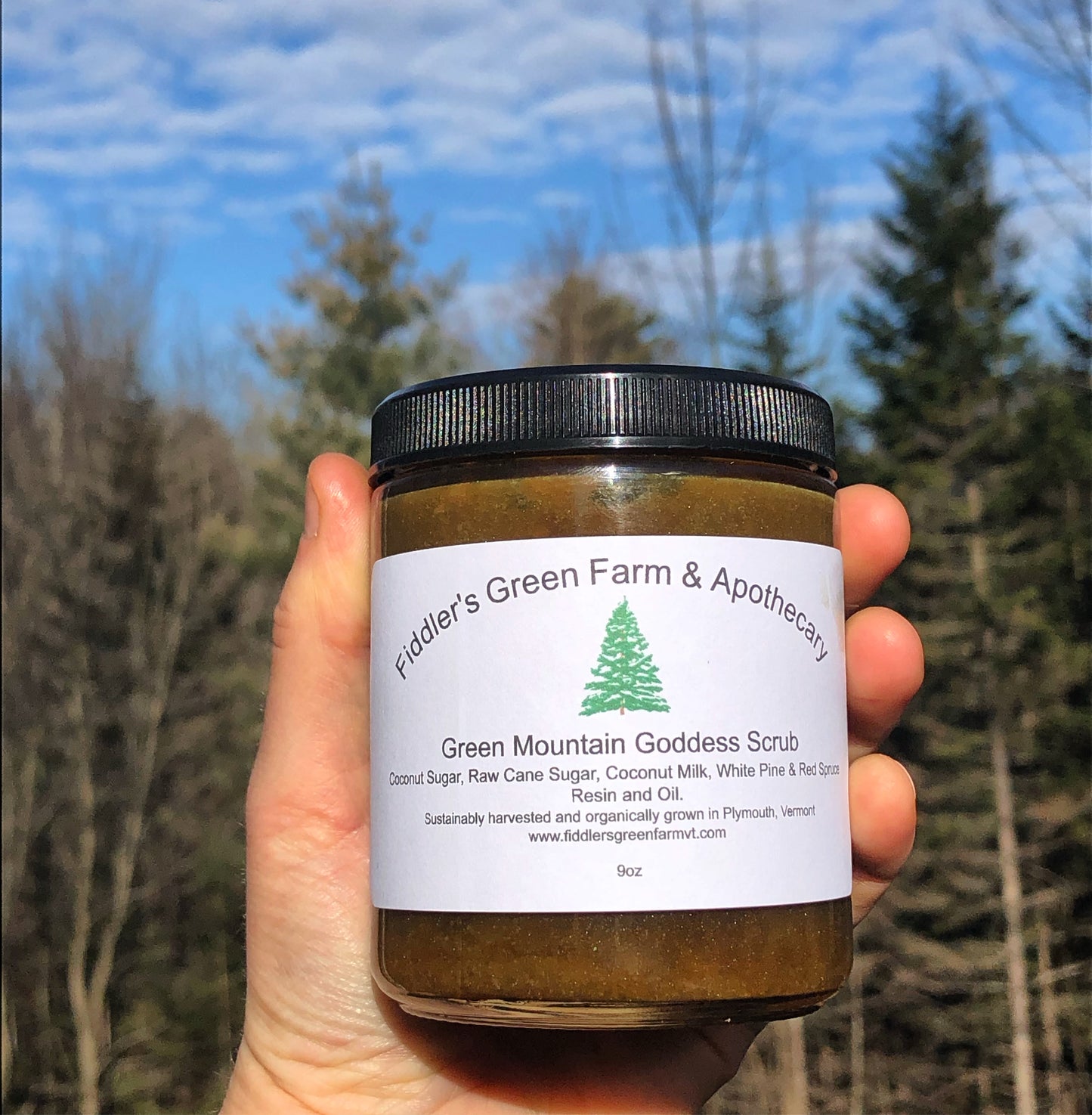 Green Mountain Goddess Scrub