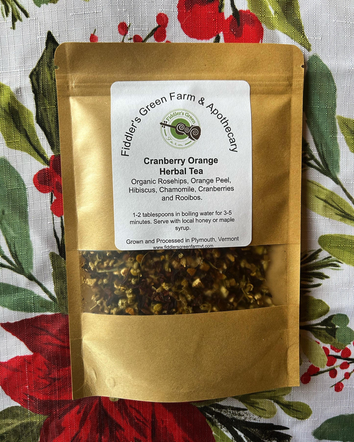 Cranberry Orange Herbal Tea