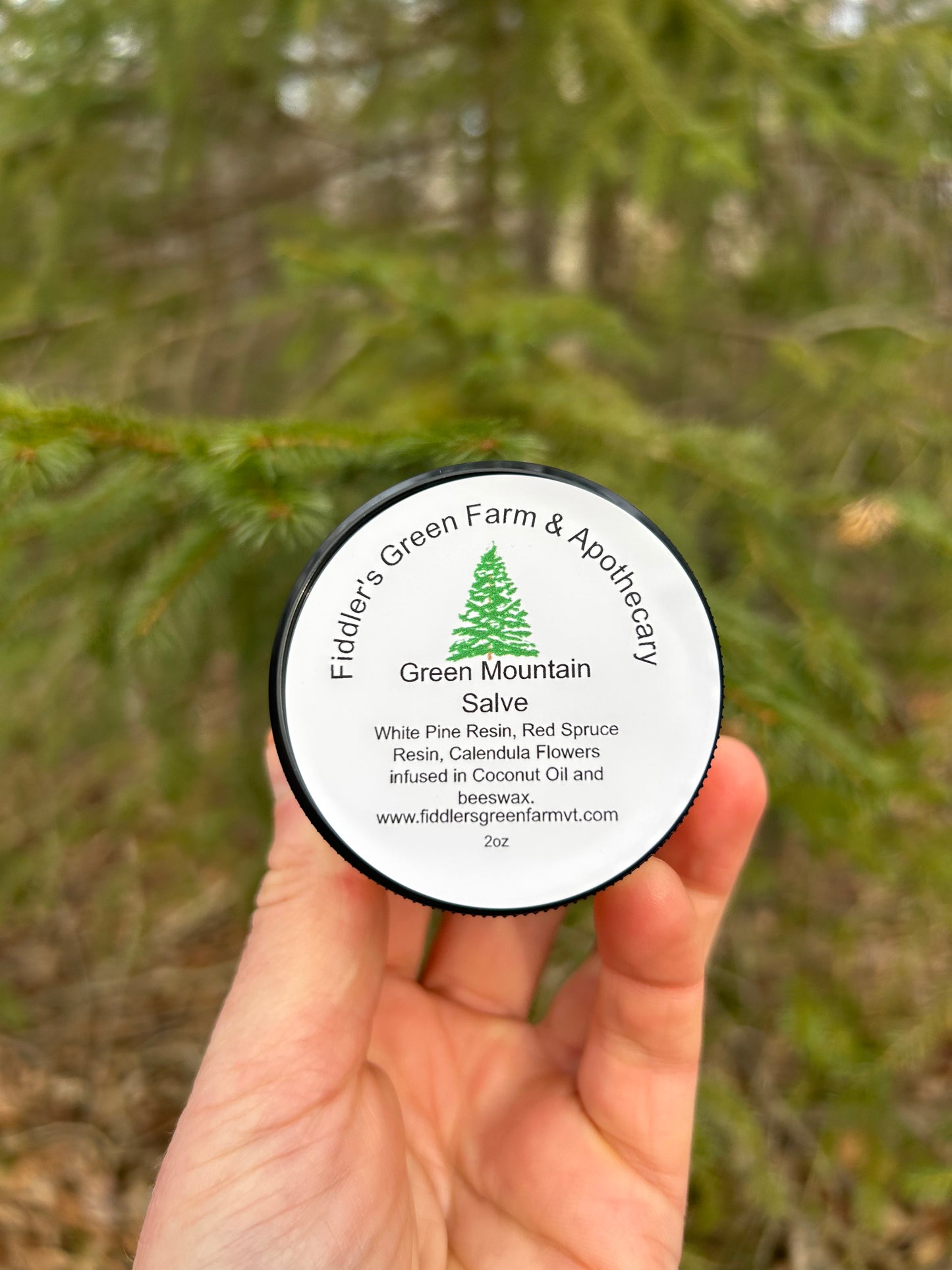 Green Mountain Salve - Pine, Red Spruce & Calendula Flowers
