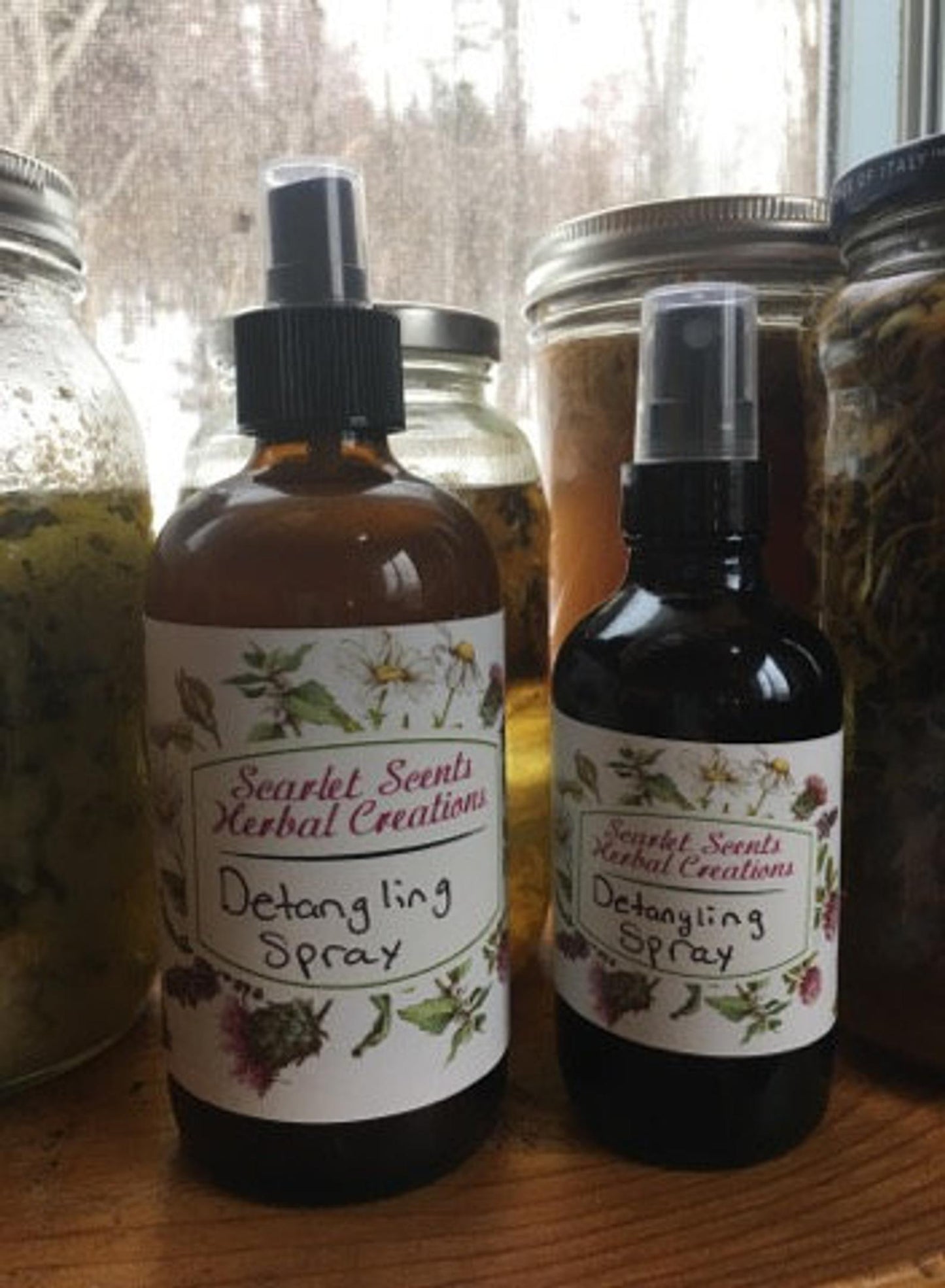 Organic & Vegan Herbal Detangling Spray