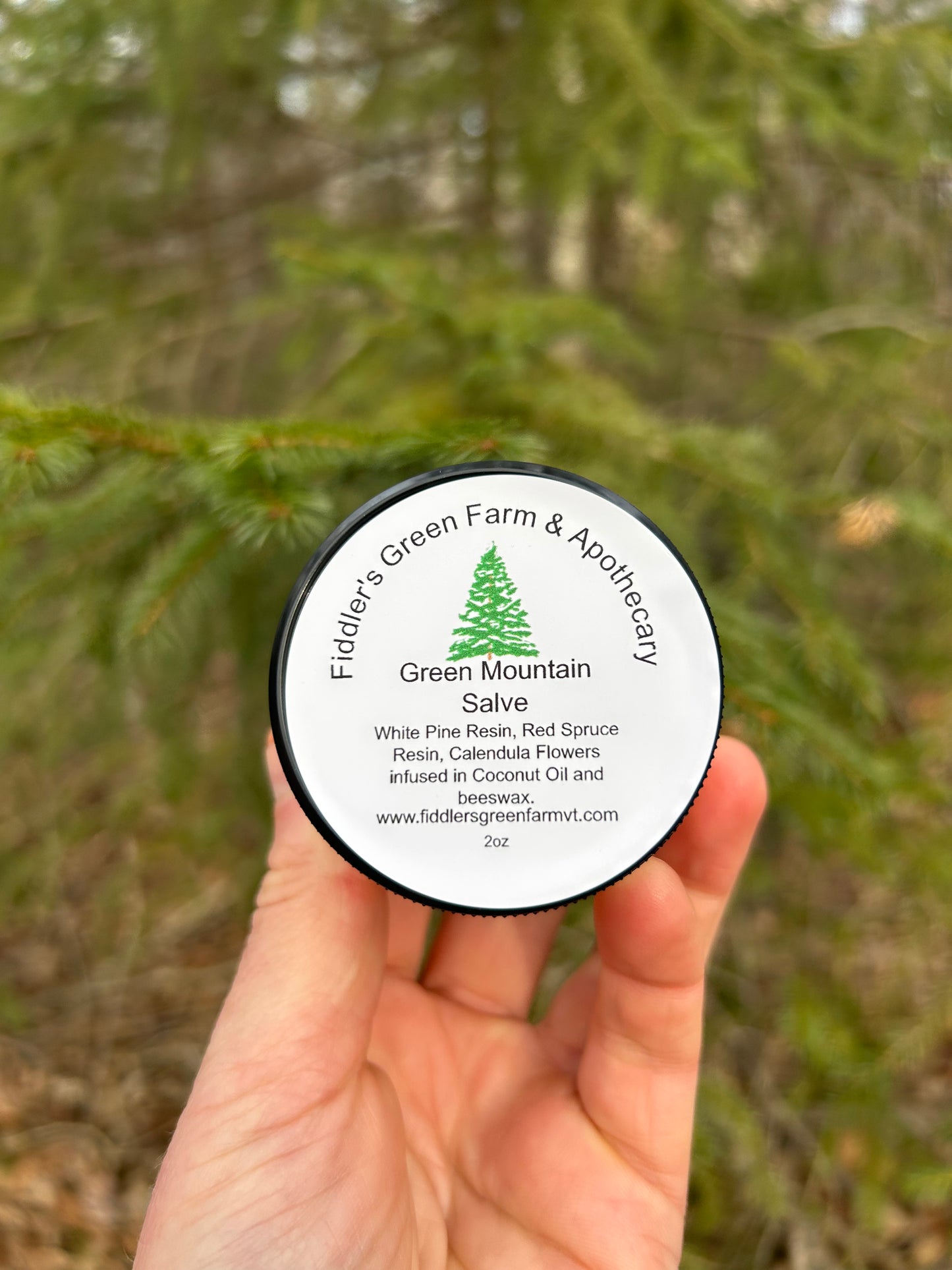 Green Mountain Salve - Pine, Red Spruce & Calendula Flowers