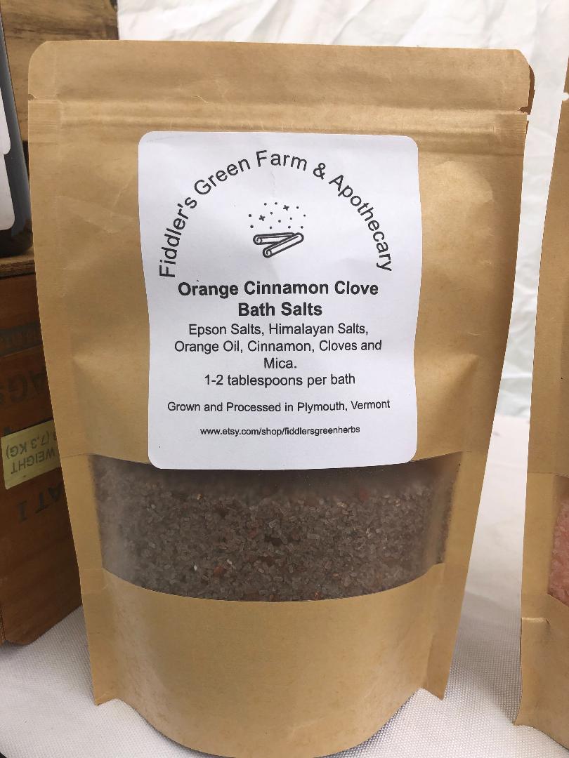 Orange Cinnamon Clove Bath Salts