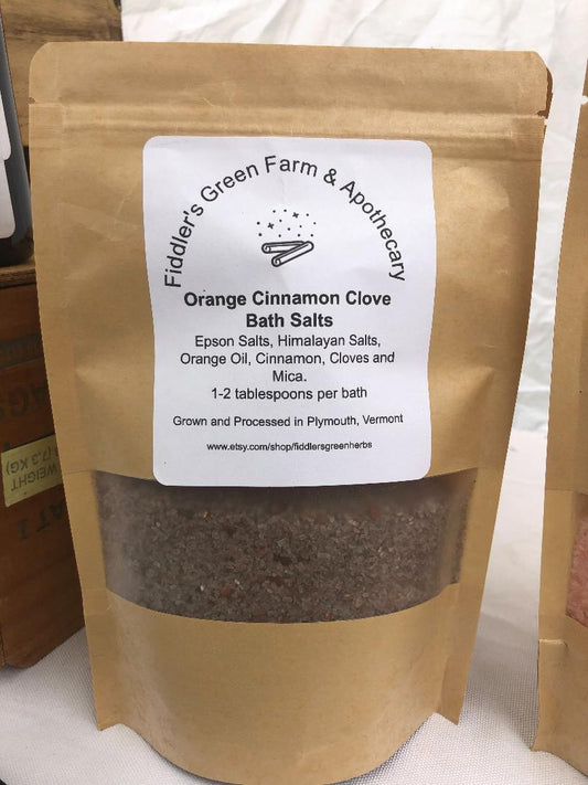 Orange Cinnamon Clove Bath Salts